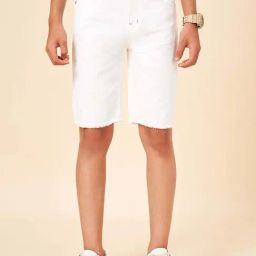 Coolsters by Pantaloons Kids Bright White Cotton Solid Shorts-image-94