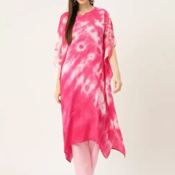 maaesa Pink Printed A Line Kaftan-picture-11