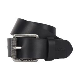United Colors of Benetton Black Casual Leather Belt for Men-image-39