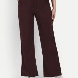Broadstar Brown High Rise Trousers-image-57