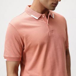 ether Contrast Collar Classic Fit Organic Cotton T-shirt-image-11