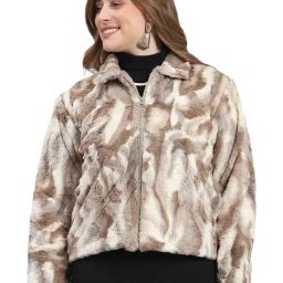 Monte Carlo Brown Printed Jacket-image-60