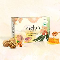moha Set of 6 Scrub Soap Bathing Bar - 100gm Each-17