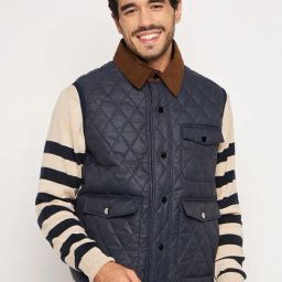 Club York Navy Blue Regular Fit Jacket-image-53