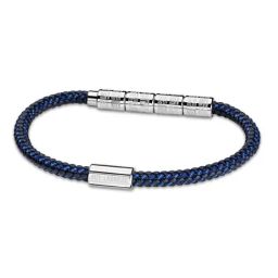 Guy Laroche Pierre Leather Men Blue Bracelet-10