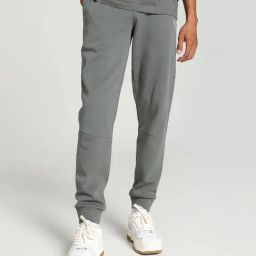 Puma Grey Cotton Regular Fit Sports Joggers-picture-31