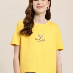 HERE&NOW Typography Printed Pure Cotton T-shirt-picture-31