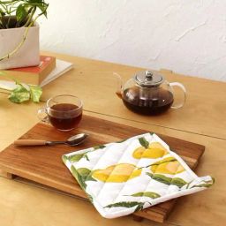 House This Rasaal Yellow & White Cotton Pot Holders - Set of 2-image-41