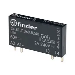 FINDER SOLID STATE RELAY, SPST, 12-275VAC, 2A, 348170608240-8