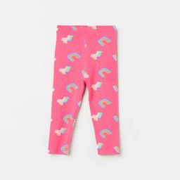 Juniors by Lifestyle Kids Pink Cotton Printed Leggings-image-20