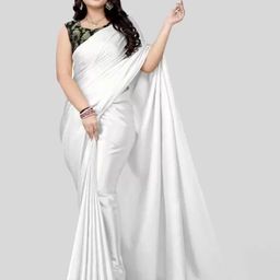 KALINI Saree With Unstitched Blouse Piece-12