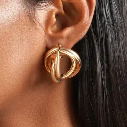 Joker & Witch Sapphira Gold Earrings for Women-image-99
