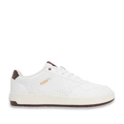Puma Men's Court Classic Res White Casual Sneakers-image-32