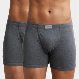 Jockey 8008 Men's Super Combed Cotton Rib Solid Boxer Brief with Concealed Waistband (Pack of 2)-image-46