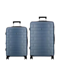 Jump Esco Blue 8 Wheels Large Hard Cabin Trolley Bag Set of 2-image-15
