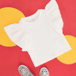 Pantaloons Junior Kids White Regular Fit Top-picture-22