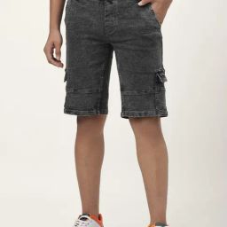 Coolsters by Pantaloons Boys Grey Cotton Regular Fit Shorts-image-77