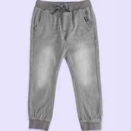 Pantaloons Junior Grey Tapered Fit Jeans-image-85