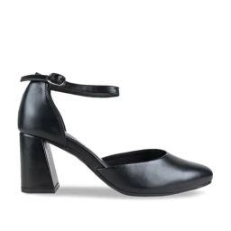 Rocia by Regal Women's Black Ankle Strap Sandals-image-51