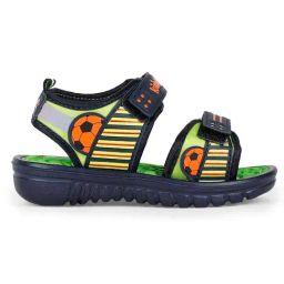 Kidsville Blue & Green Floater Sandals-image-20