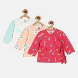 MINIKLUB Kids Multicolor Printed Full Sleeves Shirt (Pack Of 3)-image-63