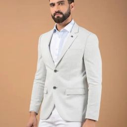 CRIMSOUNE CLUB Grey Regular fit Solid Casual jackets and blazers-image-51