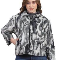 Monte Carlo Grey Printed Jacket-image-61
