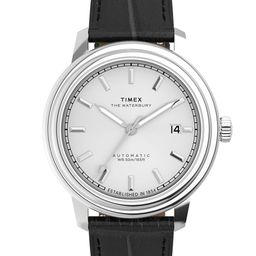 Timex Men Dial & Leather Textured Straps Analogue Motion Powered Watch TW2Y22900UJ-9