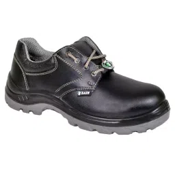 Zain Safety Micro-Fibre Steel Toe Safety Shoes PU Double Density Low Ankle Black Micro-Fiber S2 Size UK5, ZM-16 (MICRO-FIBRE)-image-96