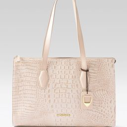 Hidesign CAMILLE Animal Textured Leather Oversized Shoulder Bag-53
