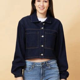 Being Human Blue Regular Fit Denim Jacket-picture-29