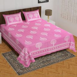E Elma Unisex Pink Bedsheets-image-128