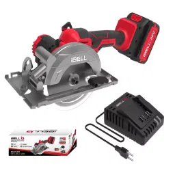 Ibell 20 V OPS Brushless Cordless Circular Saw with 2 Ah Battery & Charger, BC69-42-11
