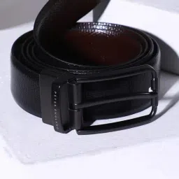 Peter England Black & Brown Leather Reversible Belt For Men-image-95