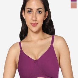In Care Pack Of 2 Full Coverage Heavily Padded Cotton Push-Up Bras With All Day Comfort-15
