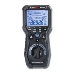Metravi Rotating Machine Tester Backlit LCD Display Black, RMT-10-0