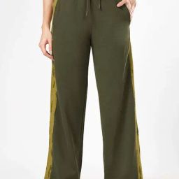 Ajile by Pantaloons Green Cotton Plain Joggers-image-97