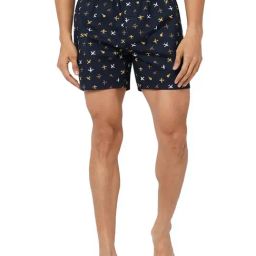Fitz Navy Printed Cotton Boxers-image-21