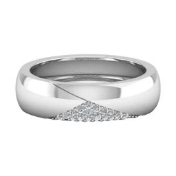 SHINE ETERNAL Lab Grown Diamond 14k (585) White Gold Ring for Men-picture-18