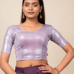 Bindigasm's Advi Women Shimmering Stretchable Saree Blouse-image-16
