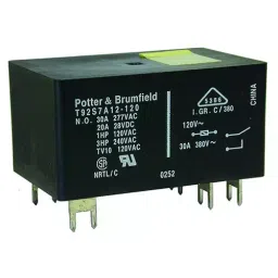 TE CONNECTIVITY RELAY, DPST-NO, 277VAC, 28VDC, 40A, T92P7D12-24..-picture-40