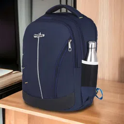 Seenlee Men Solid Backpack with Compression Straps-10