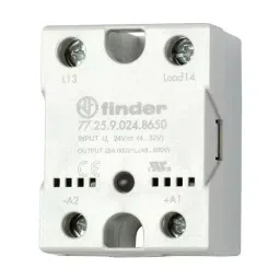 FINDER SOLID STATE RELAY, 25A, 21.6-280V, PANEL, 77.25.8.230.8250-8