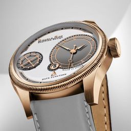 DOUBLERUN Men Dial & Leather Bracelet Style Straps Analogue Chronograph Watch H05N14035-56