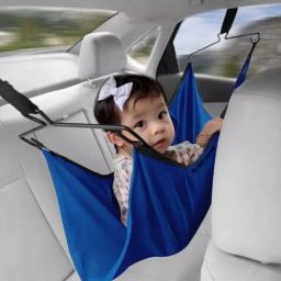 Allextreme Car Cradle Hammock Blue Color with Adjustable Belt Hangers and Carry Bag for 0 to 3 Year Baby, EX-CHC05-picture-40