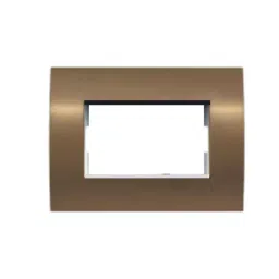 Anchor Penta Modular 8 Module Vertical Bronze Blaze Designer Color Cover Plate, 65988BB-94