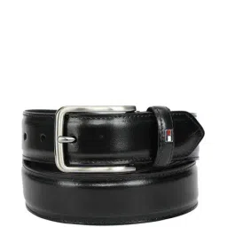 Tommy Hilfiger Black Formal Leather Belt for Men-41