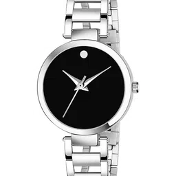 CSAMON Women Round Dial & Stainless Steel Straps Analogue Watch Titan BLK Mavado Dial-image-16