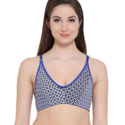 Clovia Blue Non-Wired Non-Padded Full Coverage Bra-picture-17