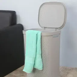 @home Grey Polypropylene Laundry Bag-image-31
